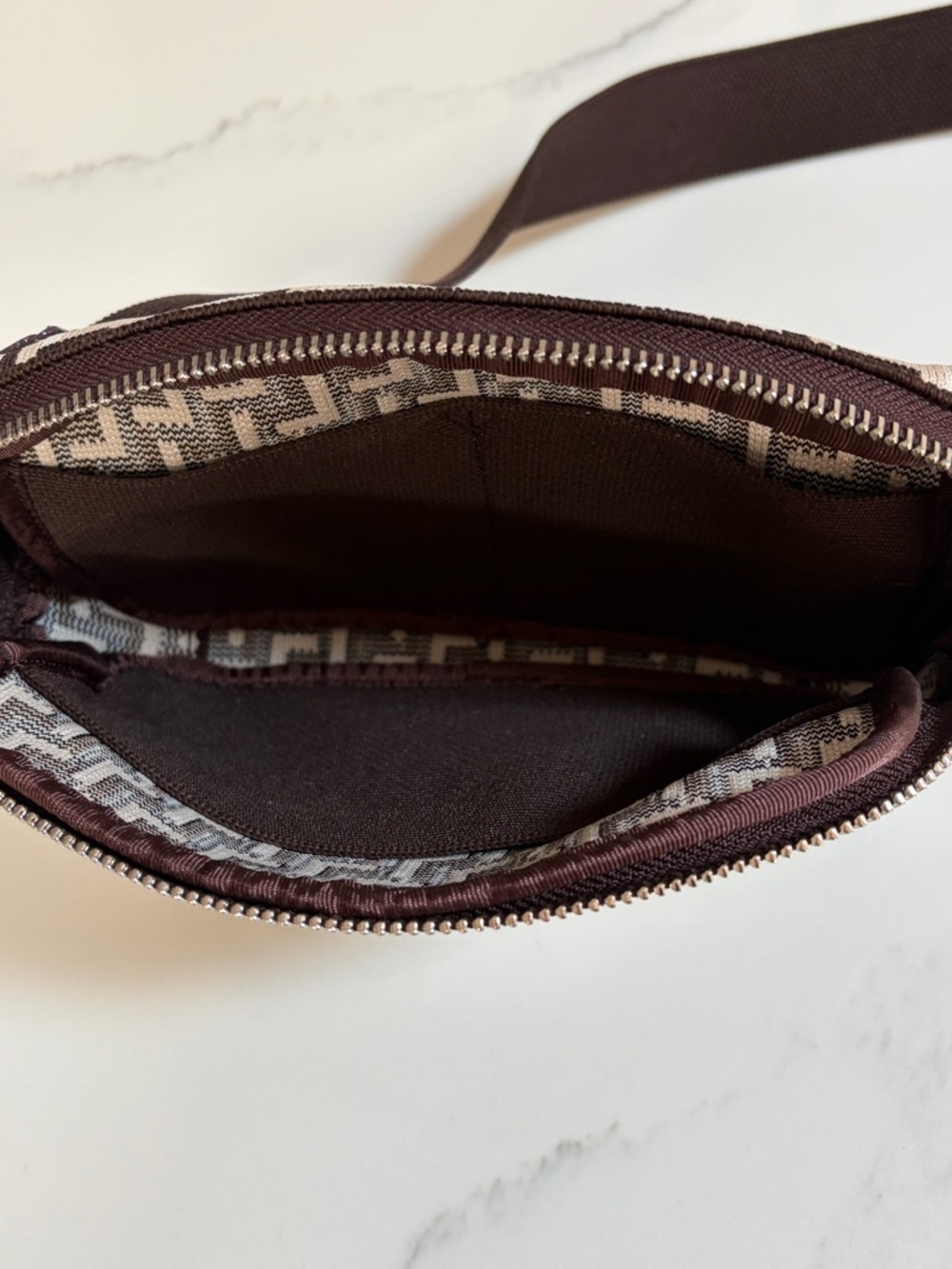 lululemon athletica Beige & Brown Geometric Belt Bag - Picture 4 of 5